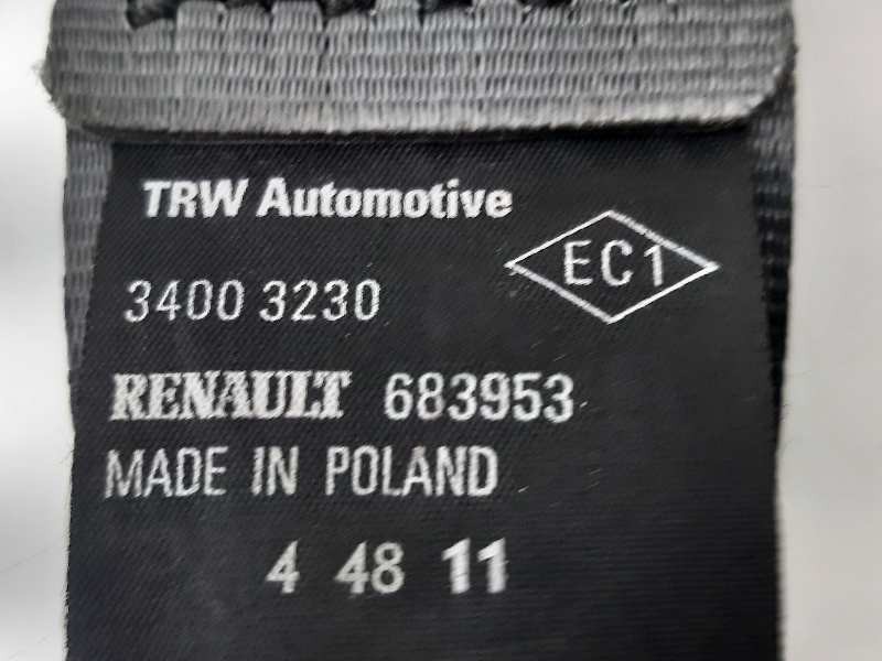 Recambio de cinturon seguridad trasero derecho para renault clio iii expression referencia OEM IAM 34003230 683953 