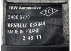 Recambio de cinturon seguridad trasero central para renault clio iii expression referencia OEM IAM 34006770 683944  2