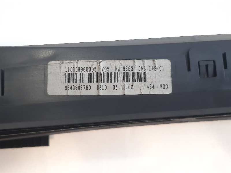 Recambio de cuadro instrumentos para citroen xsara picasso 2.0 hdi sx referencia OEM IAM 964858780  