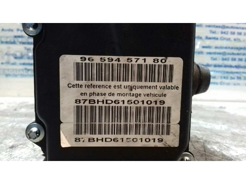 Recambio de abs para citroen c4 berlina vtr plus referencia OEM IAM 0265231486 BOSCH 9649988280