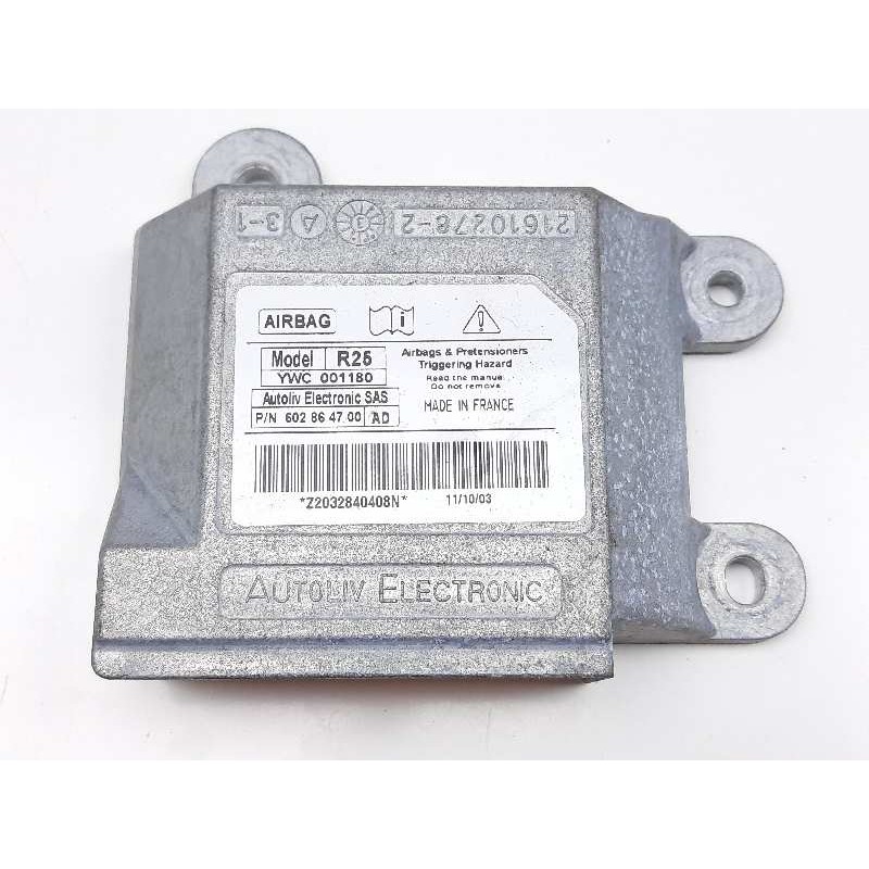 Recambio de centralita airbag para mg rover mg zr referencia OEM IAM 602864700AD  