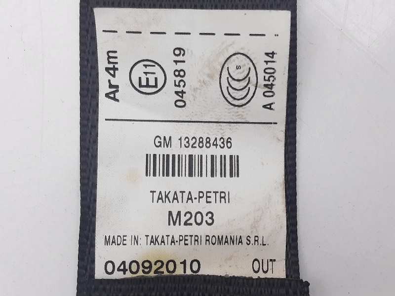 Recambio de cinturon seguridad trasero izquierdo para opel insignia sports tourer edition referencia OEM IAM 13288436  