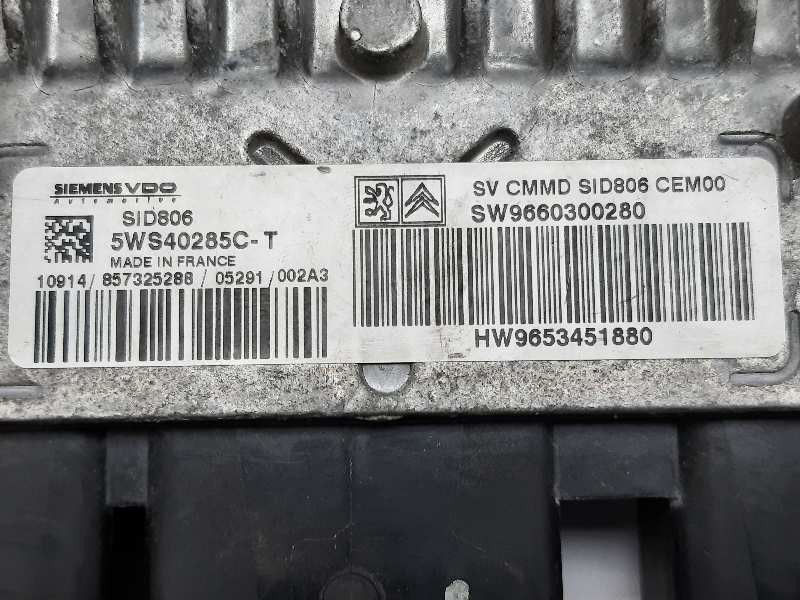 Recambio de centralita motor uce para citroen c2 sx referencia OEM IAM 9660300280 HW9653451880 5WS40285CT