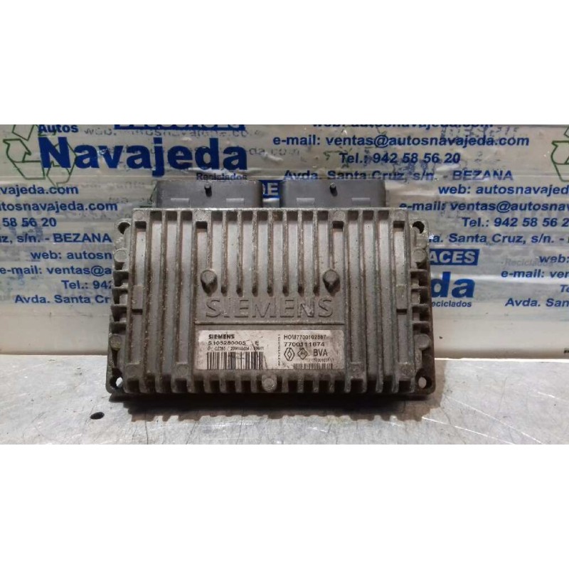 Recambio de centralita motor uce para renault clio ii fase i (b/cbo) 1.6 referencia OEM IAM 7700111874 SIEMENS S105280005