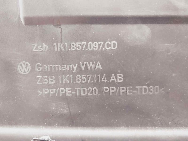 Recambio de guantera para volkswagen golf vi (5k1) gti referencia OEM IAM 1K1857097 1K1857114AB 