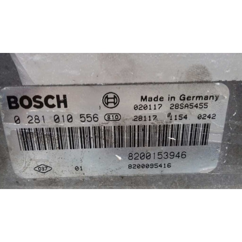Recambio de centralita motor uce para renault laguna ii grandtour (kg0) 1.9 dci diesel referencia OEM IAM 0281010556 BOSCH 82001