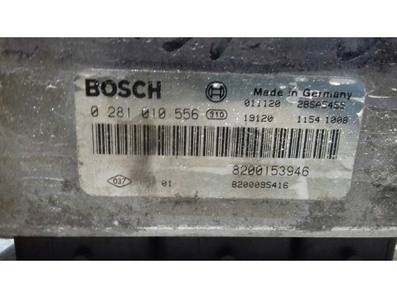 Recambio de centralita motor uce para renault laguna ii grandtour (kg0) 1.9 dci diesel referencia OEM IAM 0281010556 BOSCH 82001