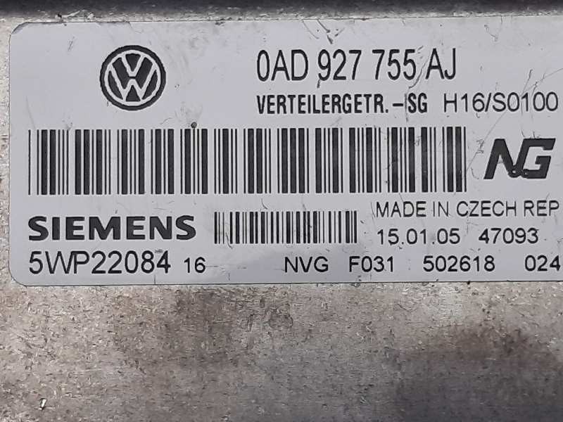 Recambio de modulo electronico para volkswagen touareg (7la) tdi r5 referencia OEM IAM 0AD927755AJ 5WP22084 