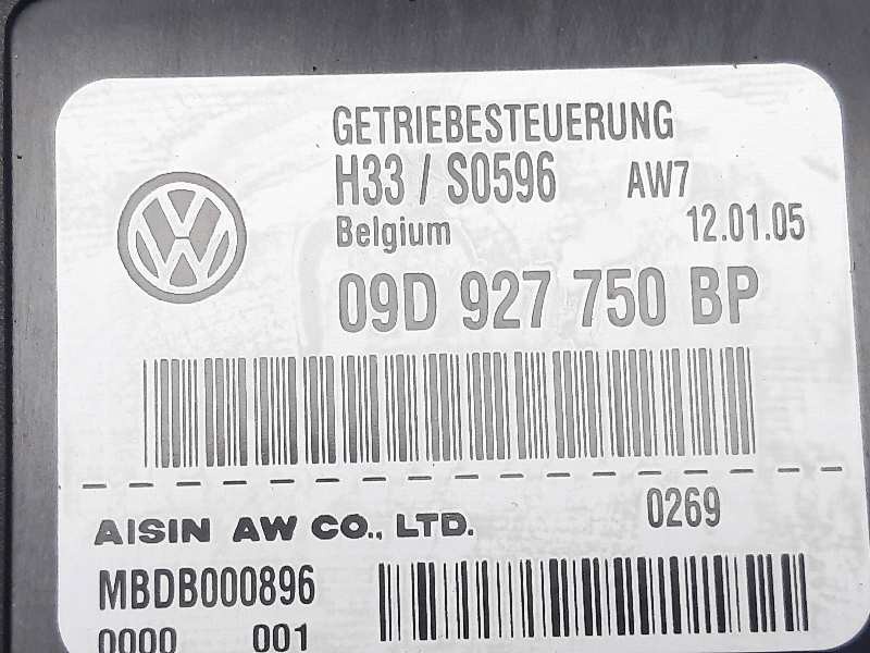 Recambio de modulo electronico para volkswagen touareg (7la) tdi r5 referencia OEM IAM 09D927750BP  