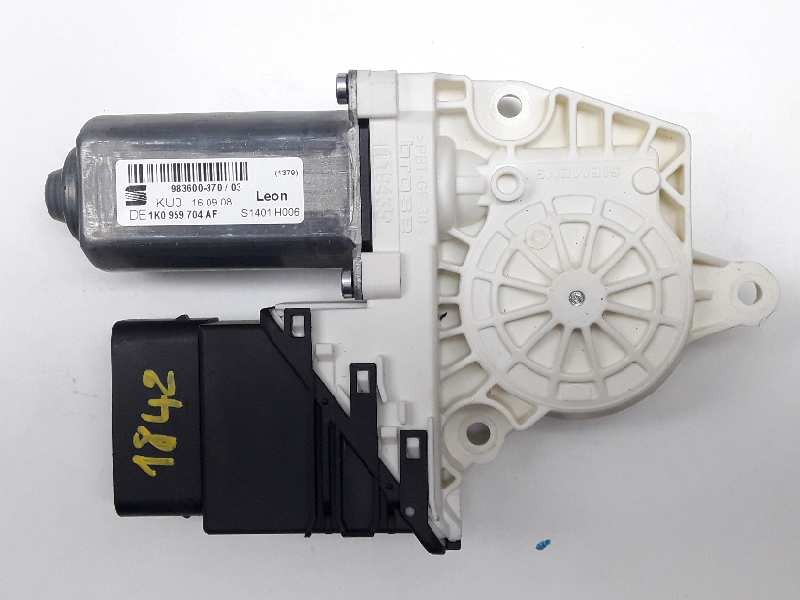 Recambio de motor elevalunas trasero derecho para seat leon (1p1) style ecomotive referencia OEM IAM 1K0959704AF  