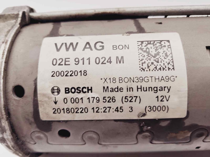 Recambio de motor arranque para skoda octavia lim. (5e3) rs 245 referencia OEM IAM 02E911024M 0001179526 