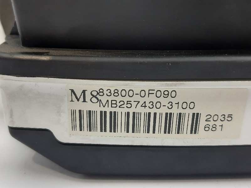 Recambio de cuadro instrumentos para toyota corolla verso (r1) referencia OEM IAM 838000F090  