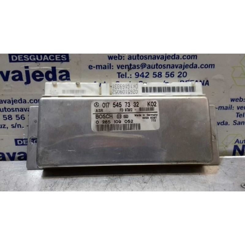 Recambio de centralita asr para mercedes clase e (w210) berlina diesel 2.5td referencia OEM IAM 0175457332 BOSCH 0265109052