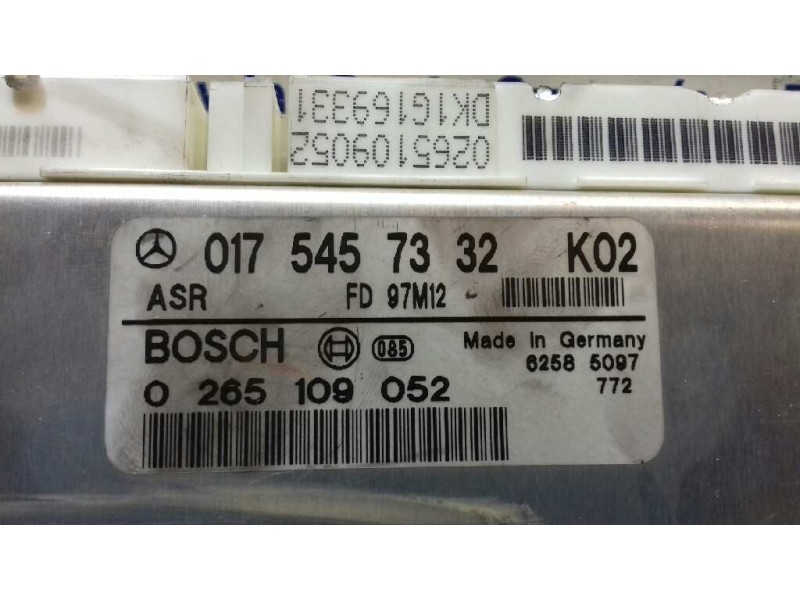 Recambio de centralita asr para mercedes clase e (w210) berlina diesel 2.5td referencia OEM IAM 0175457332 BOSCH 0265109052