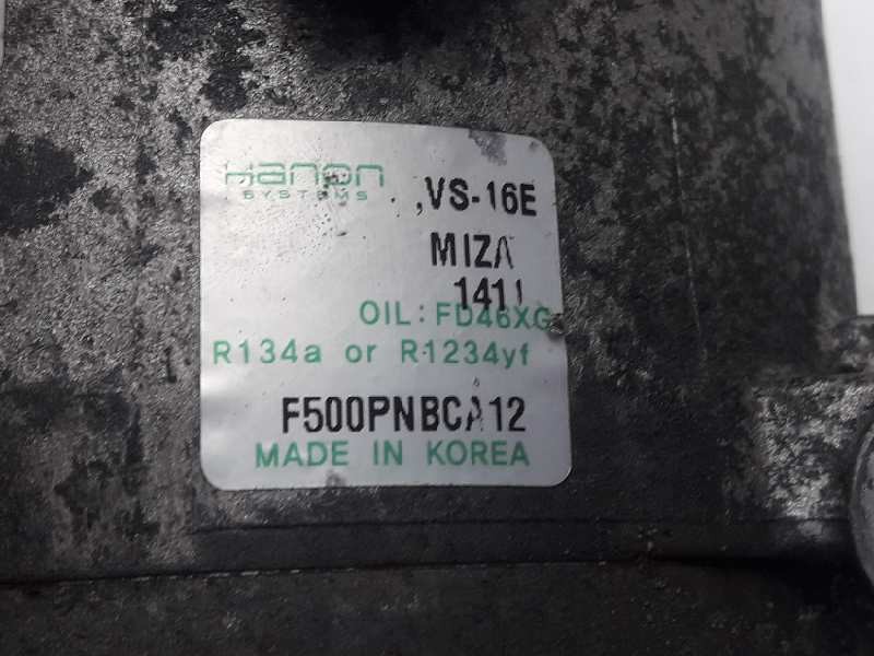 Recambio de compresor aire acondicionado para kia carens ( ) drive referencia OEM IAM 97701A4500 VS16E F500PNBCA12