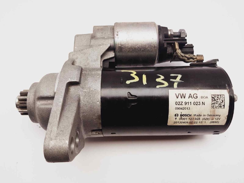 Recambio de motor arranque para volkswagen polo (6r1) r-line referencia OEM IAM 02Z911023N  