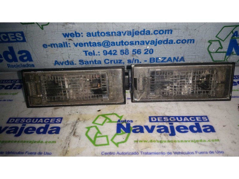Recambio de piloto matricula para renault laguna coupe emotion plus referencia OEM IAM   