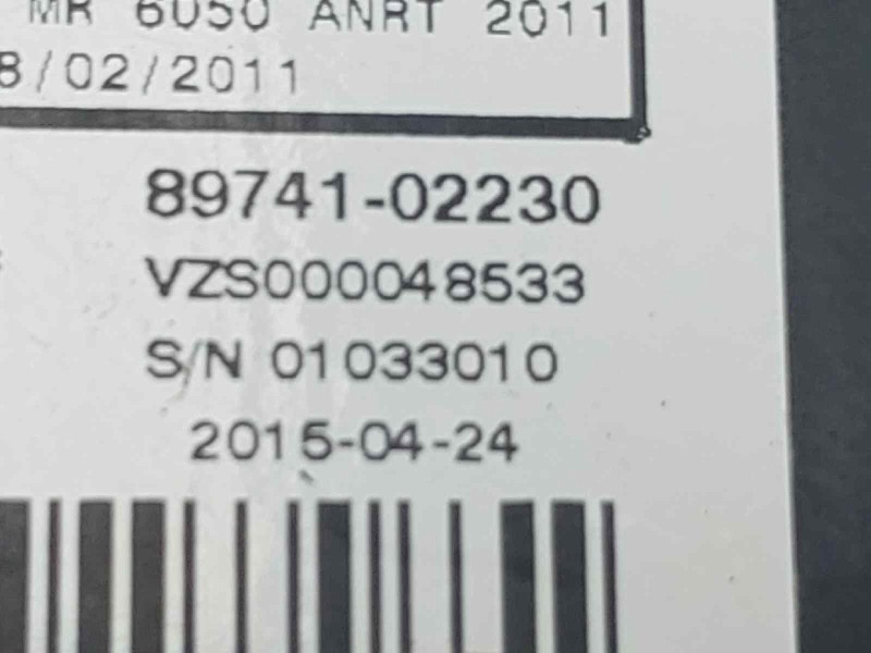 Recambio de modulo electronico para toyota auris active referencia OEM IAM 8974102230  