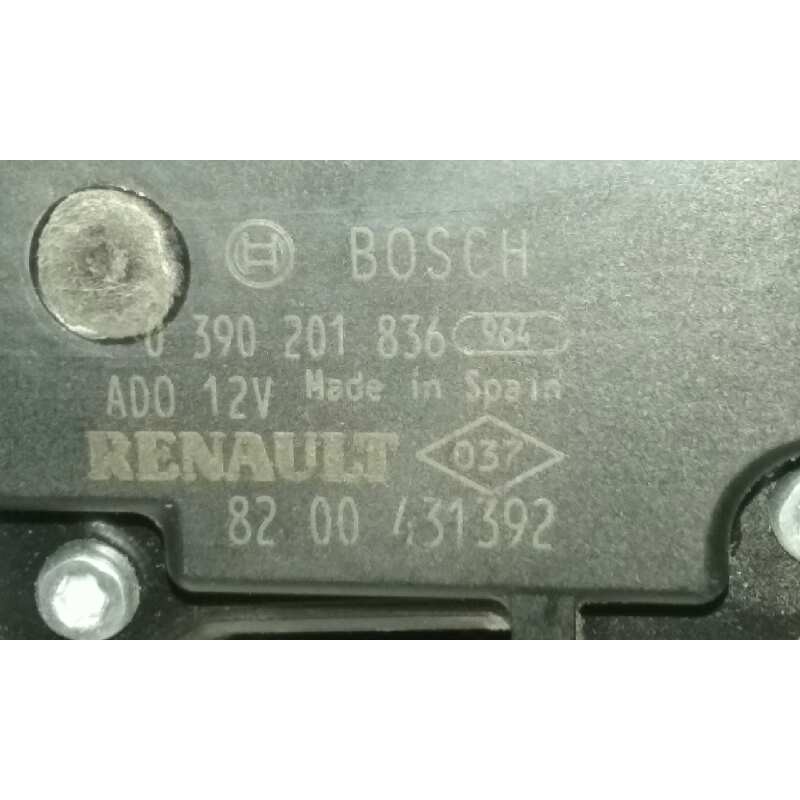 Recambio de motor limpia trasero para renault kangoo profesional referencia OEM IAM 8200431392 BOSCH 0390201836