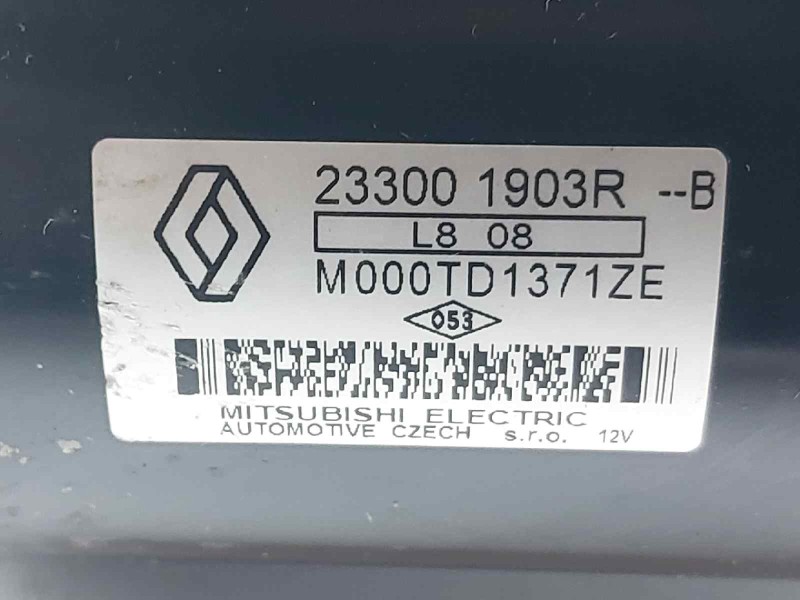 Recambio de motor arranque para dacia lodgy referencia OEM IAM 233001903R M000TD1371ZE 