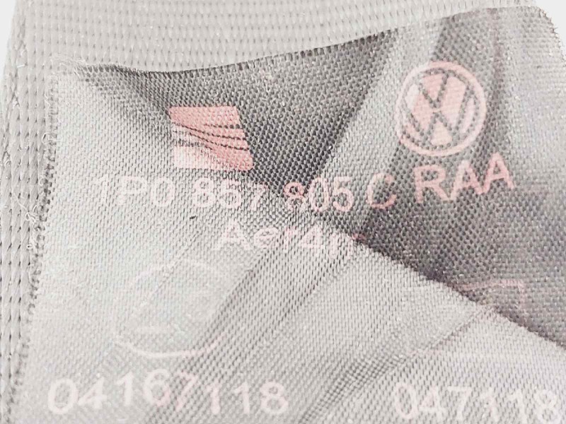 Recambio de cinturon seguridad trasero izquierdo para seat leon (1p1) reference referencia OEM IAM 1P0857805C  