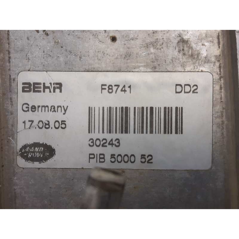 Recambio de radiador gasoil para land rover range rover sport v6 td se referencia OEM IAM PIB500052  