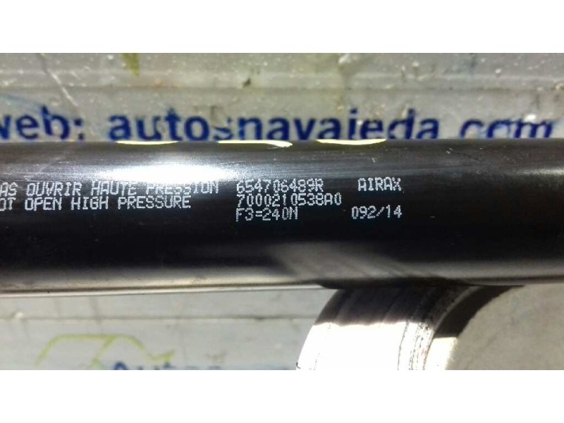 Recambio de amortiguadores maletero / porton para renault kangoo profesional referencia OEM IAM  PRESION 240N 