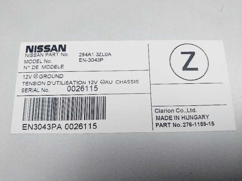 Recambio de modulo electronico para nissan pulsar (c13) tekna referencia OEM IAM 284A13ZL0A  