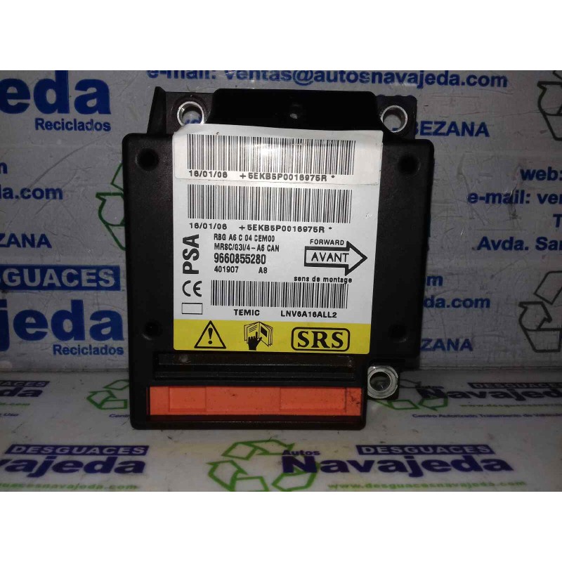 Recambio de centralita airbag para citroen c2 1.4 hdi referencia OEM IAM 9660855280 9660855280 