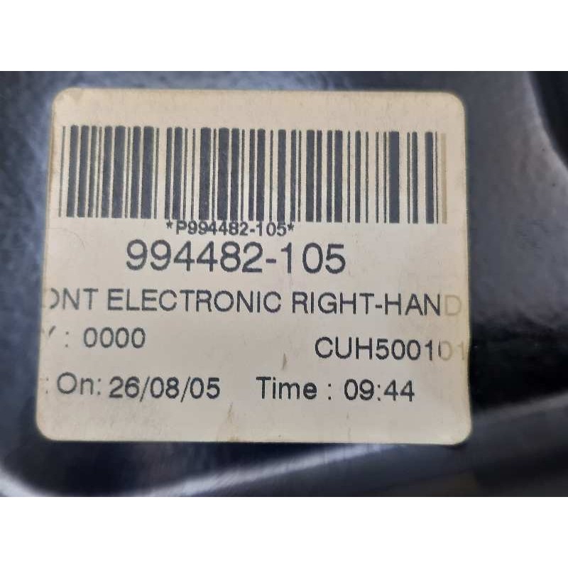 Recambio de elevalunas delantero derecho para land rover range rover sport v6 td se referencia OEM IAM CUH500101 994482105 99507