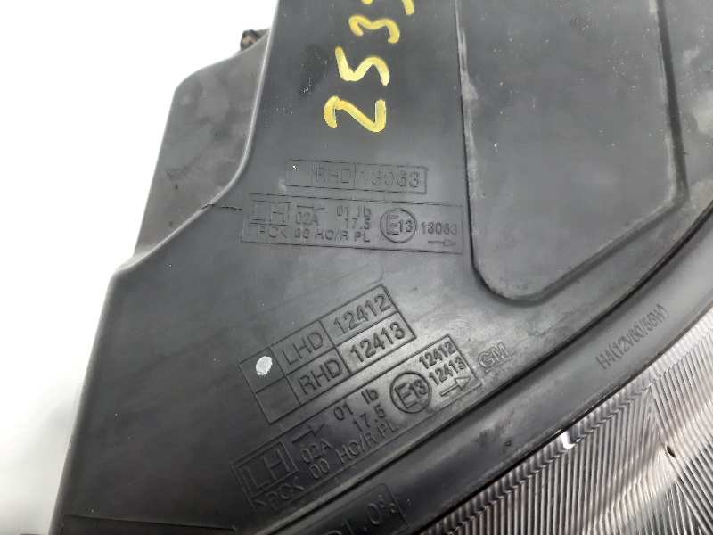 Recambio de faro izquierdo para chevrolet cruze lt referencia OEM IAM   