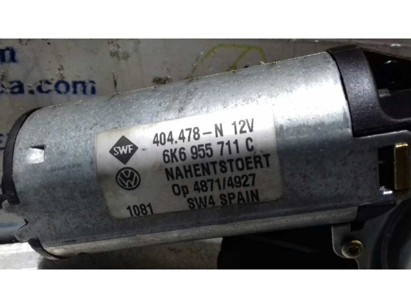 Recambio de motor limpia trasero para seat ibiza (6k1) select referencia OEM IAM 6K6955711C 4 PINS 