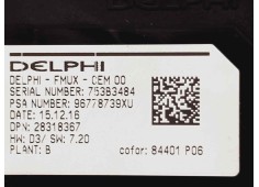 Recambio de mando climatizador para citroen c4 picasso seduction referencia OEM IAM 96778739XU   2