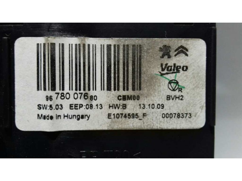 Recambio de modulo electronico para peugeot 308 style referencia OEM IAM 9678007680 VALEO 