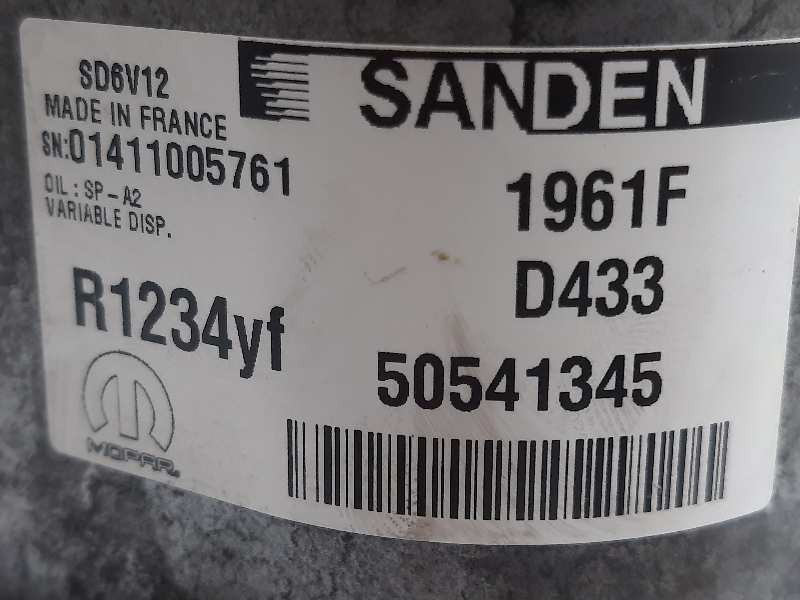 Recambio de compresor aire acondicionado para fiat fiorino furgón sx referencia OEM IAM 50541345 SD6V12 