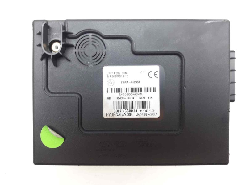 Recambio de modulo electronico para hyundai i20 coupe style referencia OEM IAM 95400C8070 GD07 NC040448 S433800448WIU