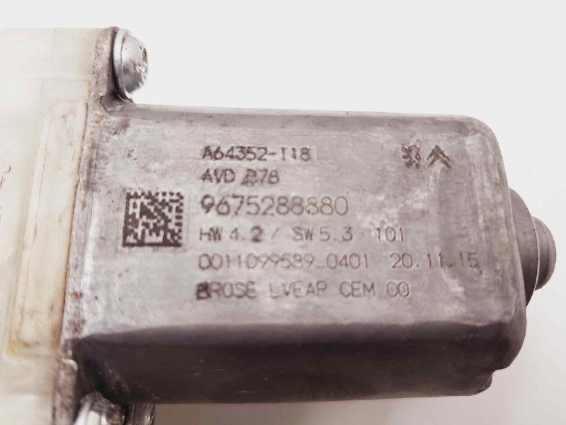 Recambio de elevalunas delantero derecho para citroen c4 picasso seduction referencia OEM IAM 9675924680 9675288880 