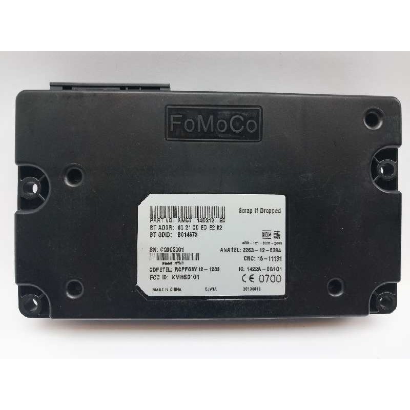 Recambio de modulo electronico para ford fiesta (ccn) titanium referencia OEM IAM AM5T14D212ED  