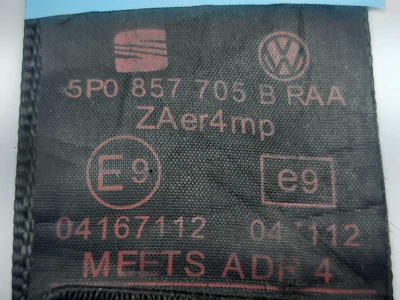 Recambio de pretensor airbag izquierdo para seat toledo (5p2) referencia OEM IAM 5P0857705B  