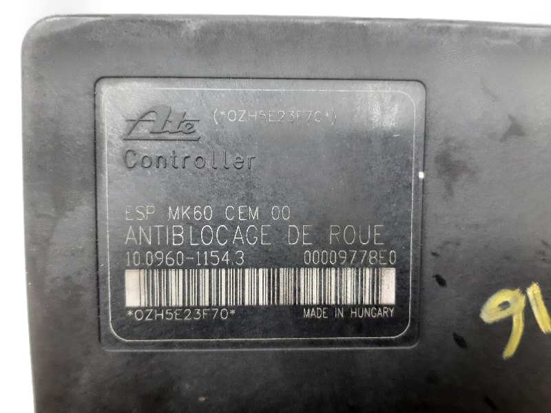 Recambio de abs para peugeot 1007 urban referencia OEM IAM 9654777580 10020601974 10096011543