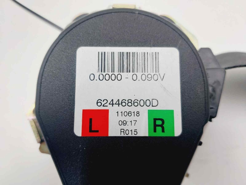 Recambio de cinturon seguridad trasero derecho para skoda rapid active referencia OEM IAM 5JJ857447A  