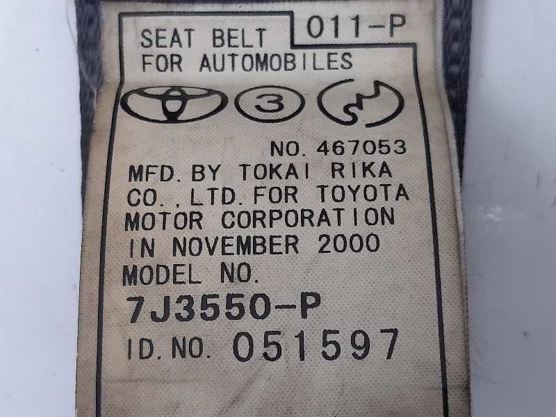 Recambio de pretensor airbag derecho para toyota rav 4 (a2) referencia OEM IAM 7J3550P  