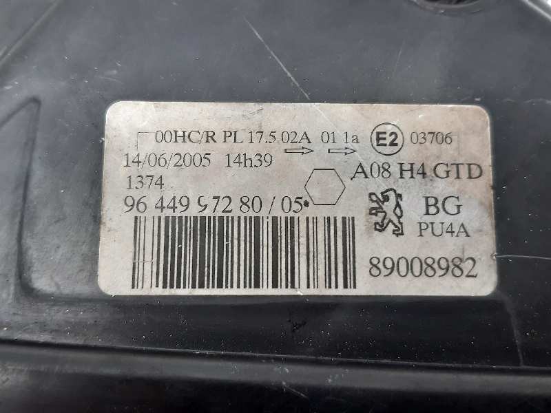 Recambio de faro izquierdo para peugeot 1007 urban referencia OEM IAM 9644997280  