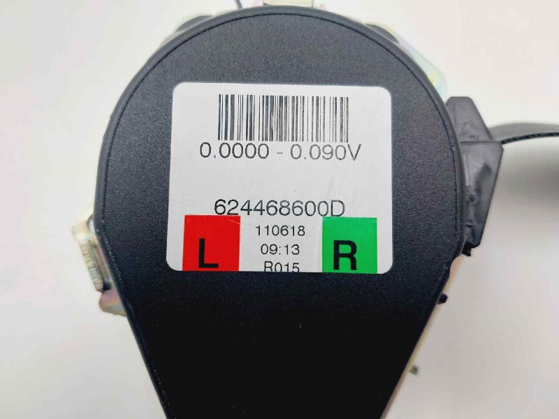Recambio de cinturon seguridad trasero izquierdo para skoda rapid active referencia OEM IAM 5JJ857447A  