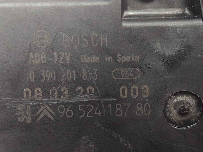 Recambio de motor limpia trasero para peugeot 207 1.4 16v cat (kfu / et3j4) referencia OEM IAM 0390201813 9652418780 080320003