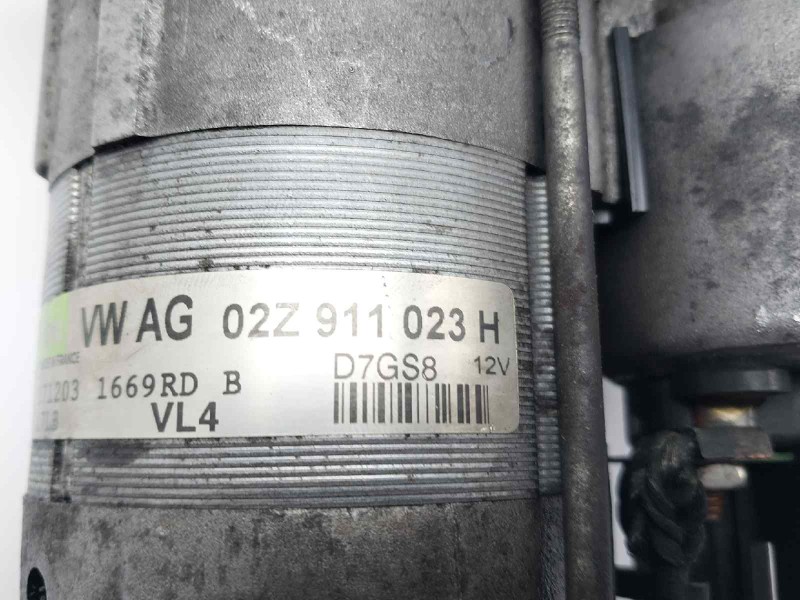 Recambio de motor arranque para volkswagen golf v berlina (1k1) sportline referencia OEM IAM 02Z911023H D7GS8 