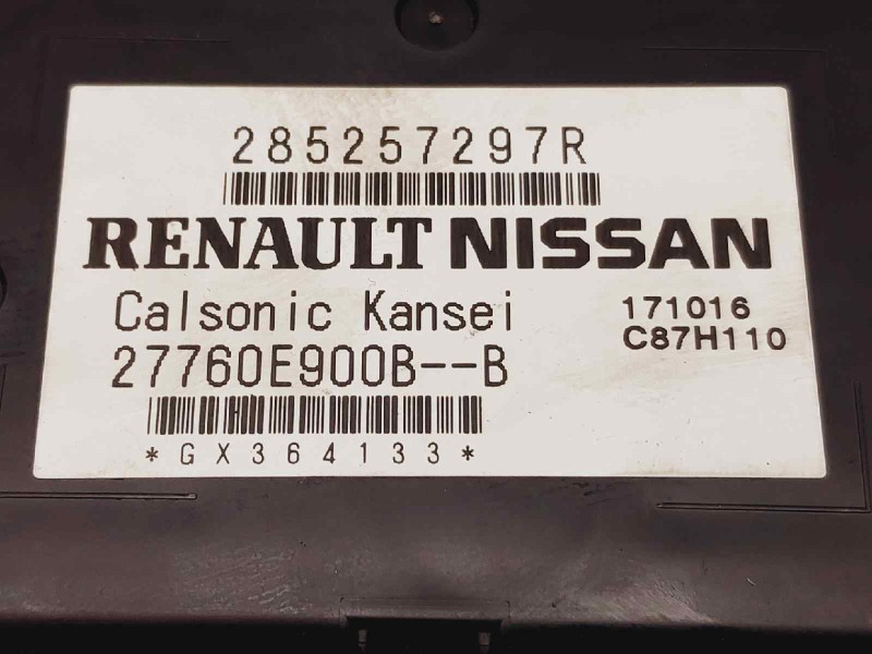 Recambio de modulo electronico para renault captur life referencia OEM IAM 285257297R  
