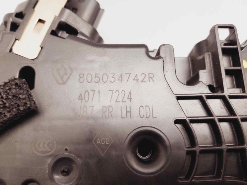 Recambio de cerradura puerta trasera izquierda para renault captur life referencia OEM IAM 805034742R 40717224 