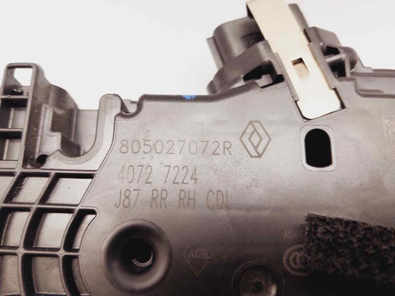 Recambio de cerradura puerta trasera derecha para renault captur life referencia OEM IAM 805027072R 40727224 