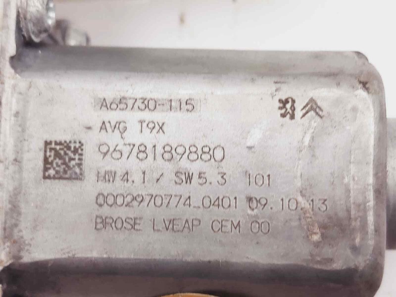Recambio de motor elevalunas delantero izquierdo para peugeot 308 style referencia OEM IAM 9678189880 ELECTRICO 
